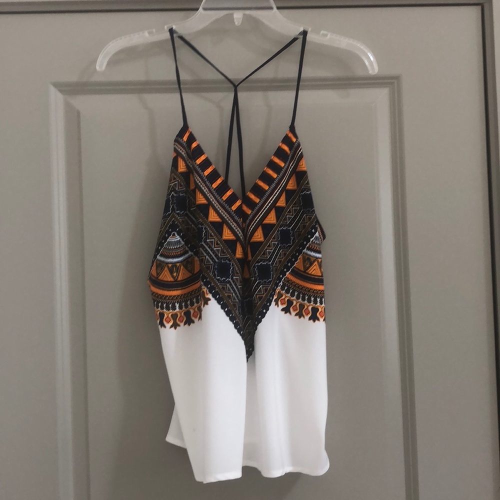 Papaya Spaghetti Strap Top